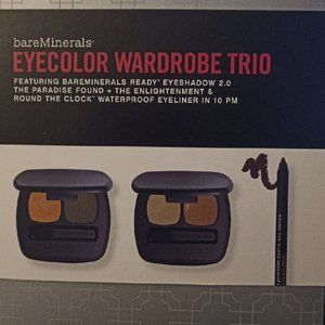 Bare Minerals Eyecolor Wardrobe Trio NEW
